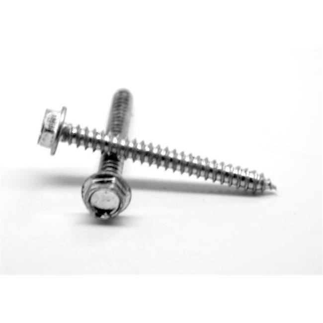 No.12-14 x 0.75 in. Hex Washer Head Type AB Sheet Metal Screw, Low Carbon Steel - Zinc Plated - 5500 Piece